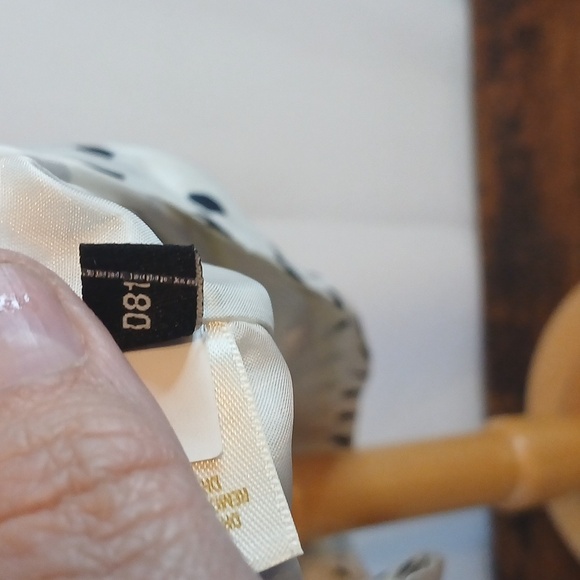 Kate Spade ♠️ 100% Silk Polka Dot Sleeveless Dress Sz Small  And Poly Liner - Picture 12 of 13